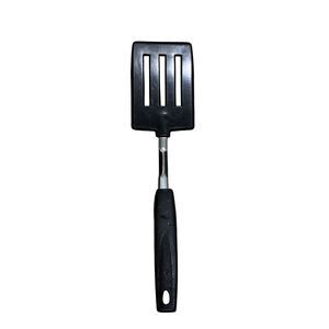Vintage Unbranded Nylon Short 3 Slotted Spatula Turner Flipper 10” Black